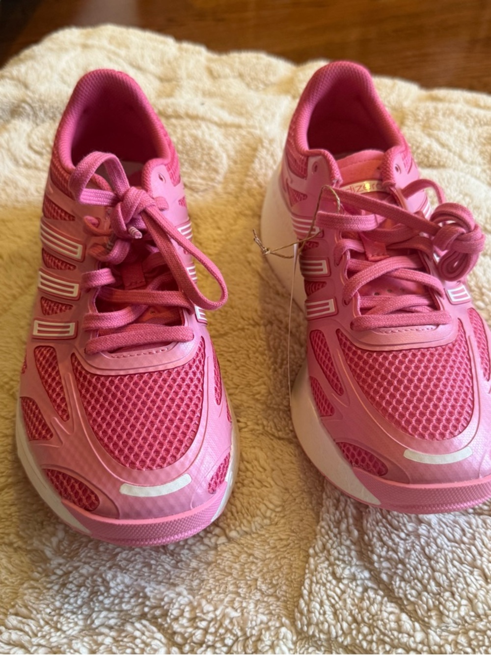NWT adidas Women’s Pink Athletic Sneakers - Bright Pink Mesh Trainers